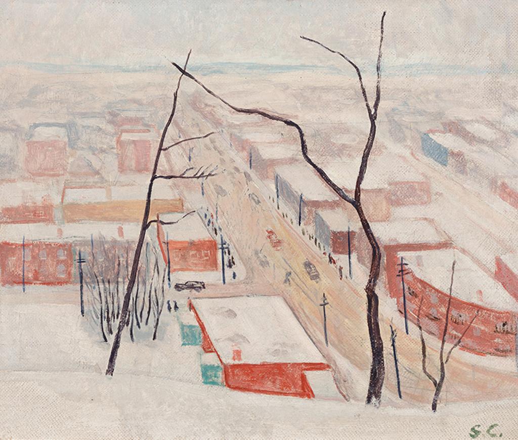 Stanley Morel Cosgrove (1911-2002) - Winter, Côte-des-Neiges, hiver jour gris