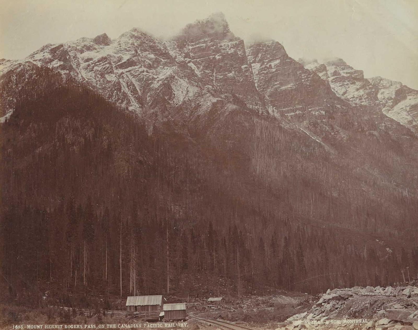 William Notman (1826-1891) - 1685 - Mount Hermit Roger's Pass
