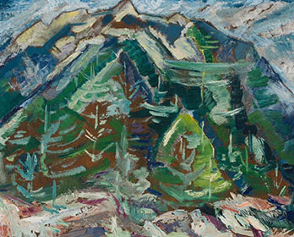 Bess Larkin Housser Harris (1890-1969) - Mountains and Larch