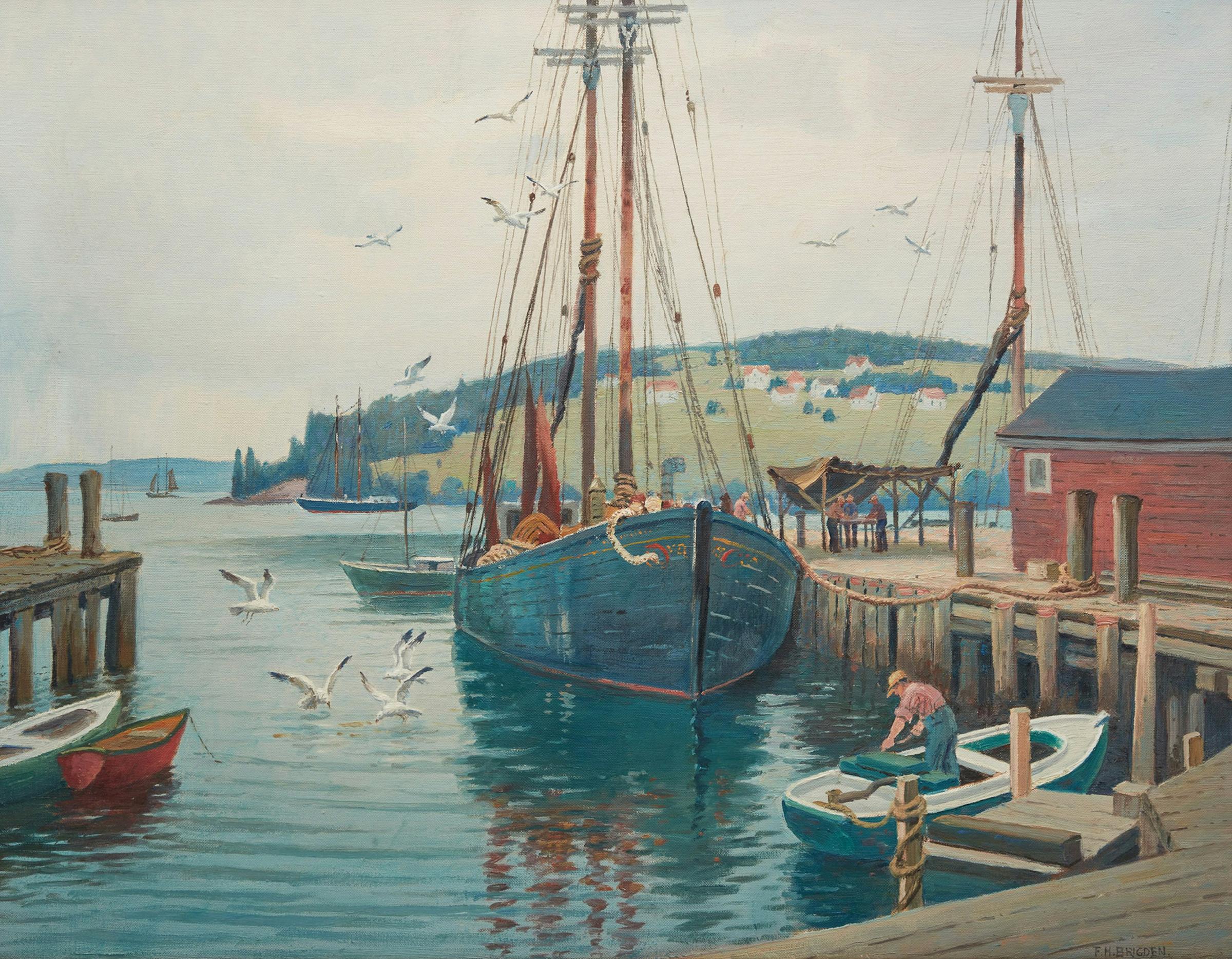 Frederick Henry Brigden (1871-1956) - Lunenberg Harbour