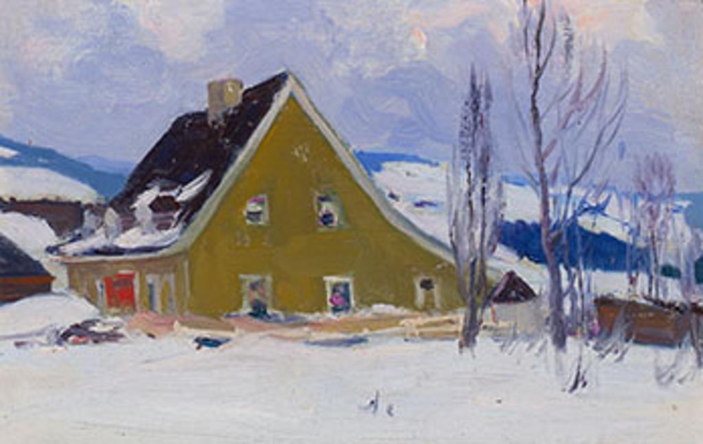 Clarence Alphonse Gagnon (1881-1942) - Vieille maison du rang St-Laurent, Baie-St-Paul