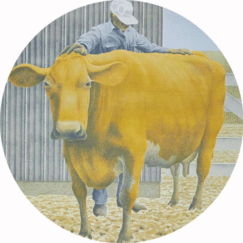 Alexander (Alex) Colville (1920-2013) - Prize Cow