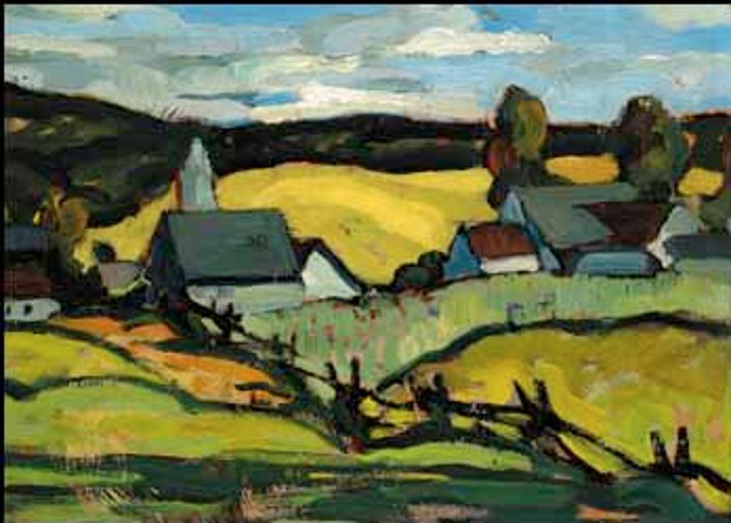 Henrietta Mabel May (1877-1971) - Village in the Hills