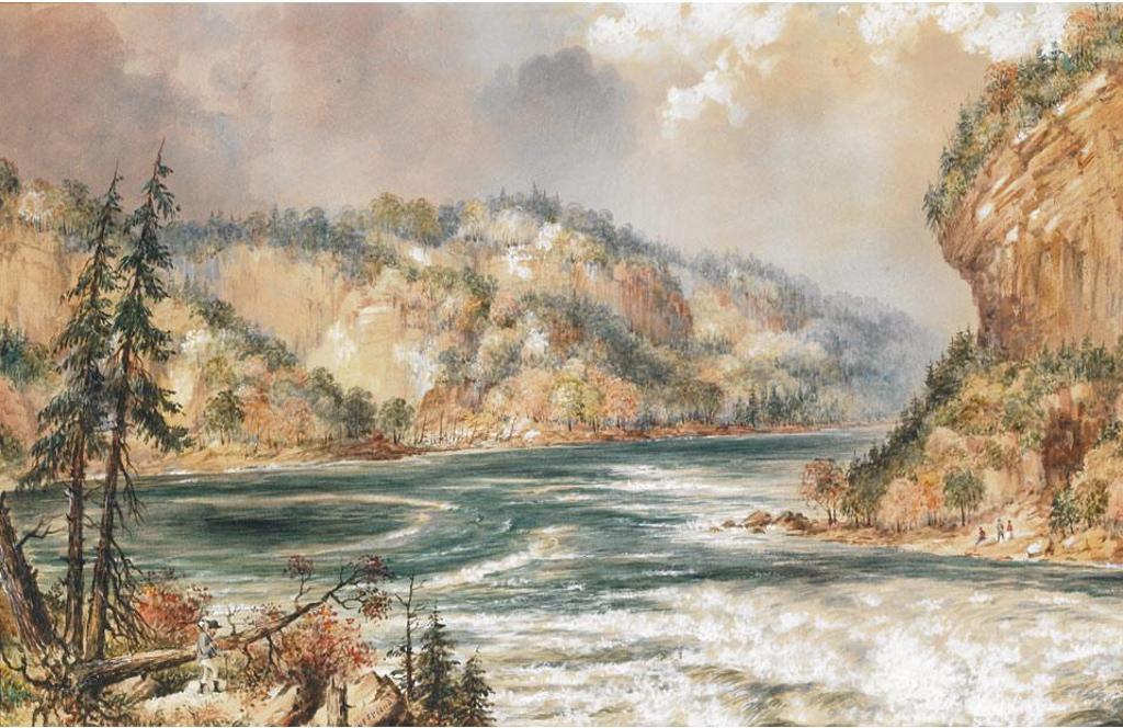 Washington Frederick Friend (1820-1886) - Figures In A Landscape