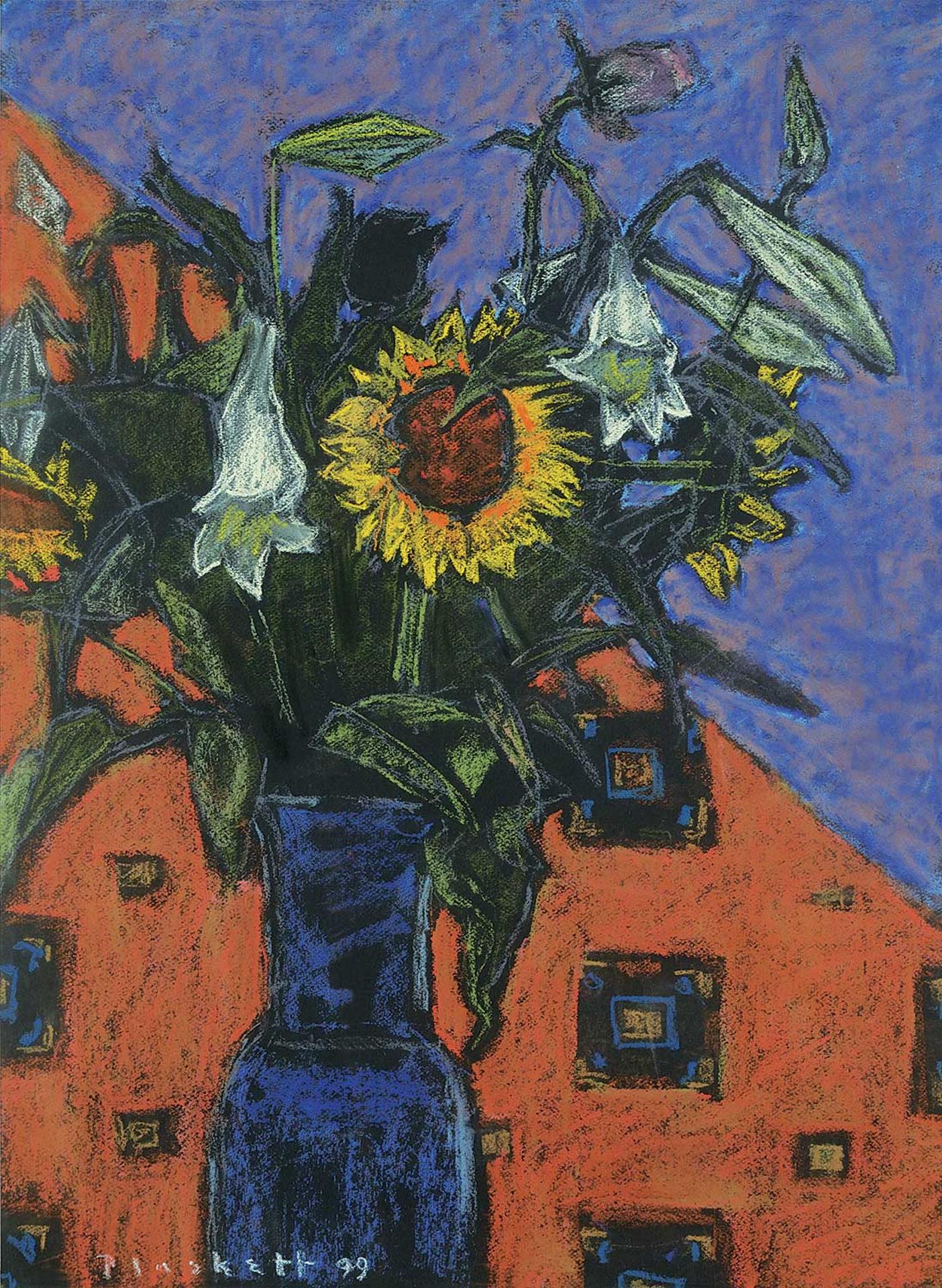 Joseph (Joe) Francis Plaskett (1918-2014) - Lilies and Sunflowers