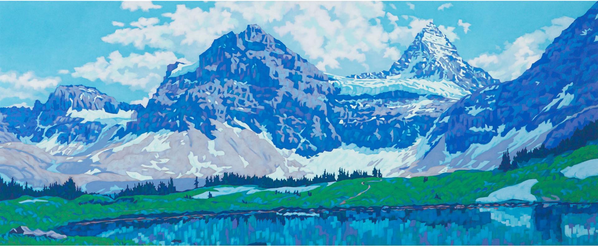 Deborah Lougheed Sinclair (1953) - Reflecting Pool - Mount Assiniboine, 1991