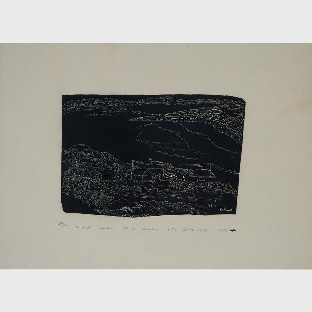 Thomasee Echalook (1935-2011) - Landscape Of Inoucdjouac