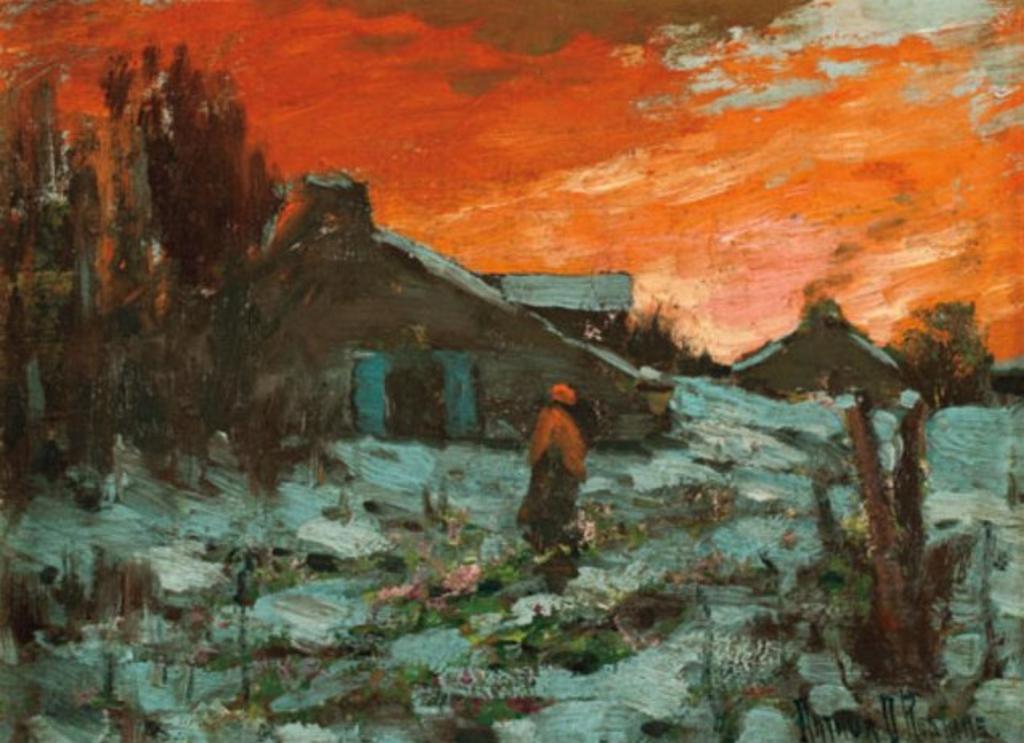 Arthur Dominique Rozaire (1879-1922) - Winter Sunset