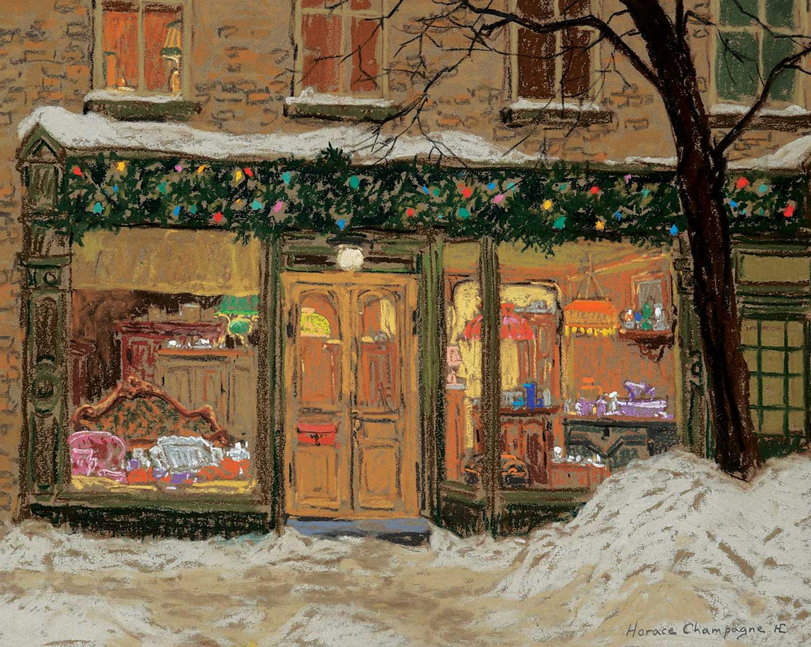 Horace Champagne (1937) - The Antique Store, Rue St. Paul, Quebec City