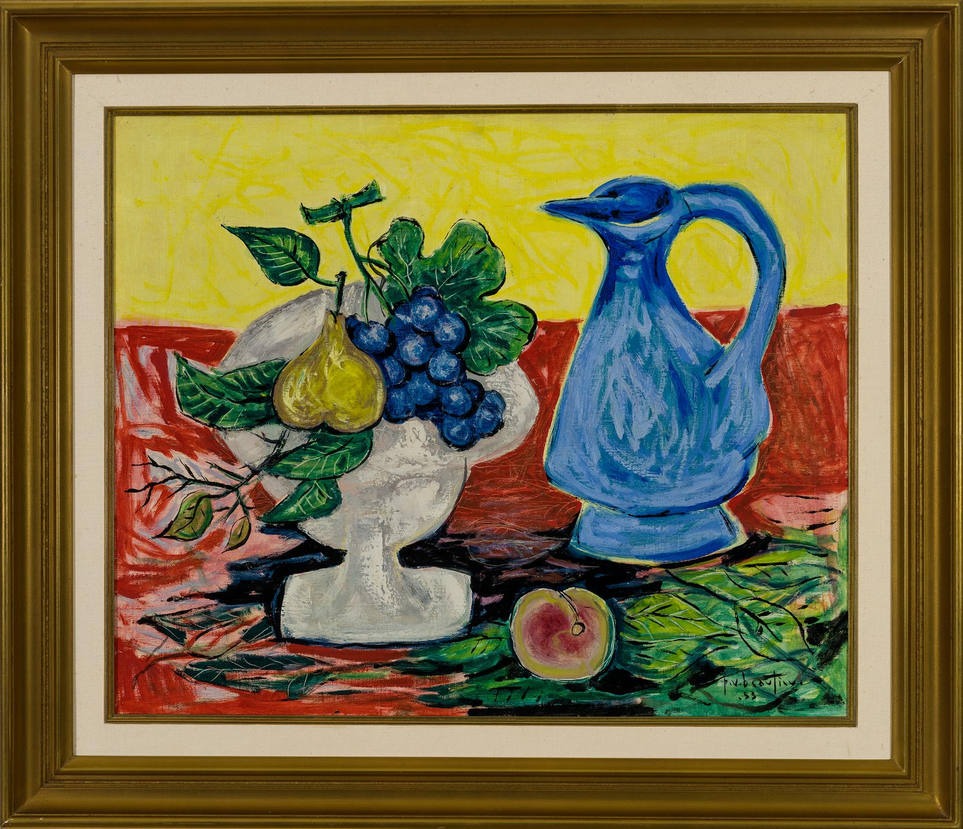 Paul Vanier Beaulieu (1910-1996) - Nature morte au pichet, 1953