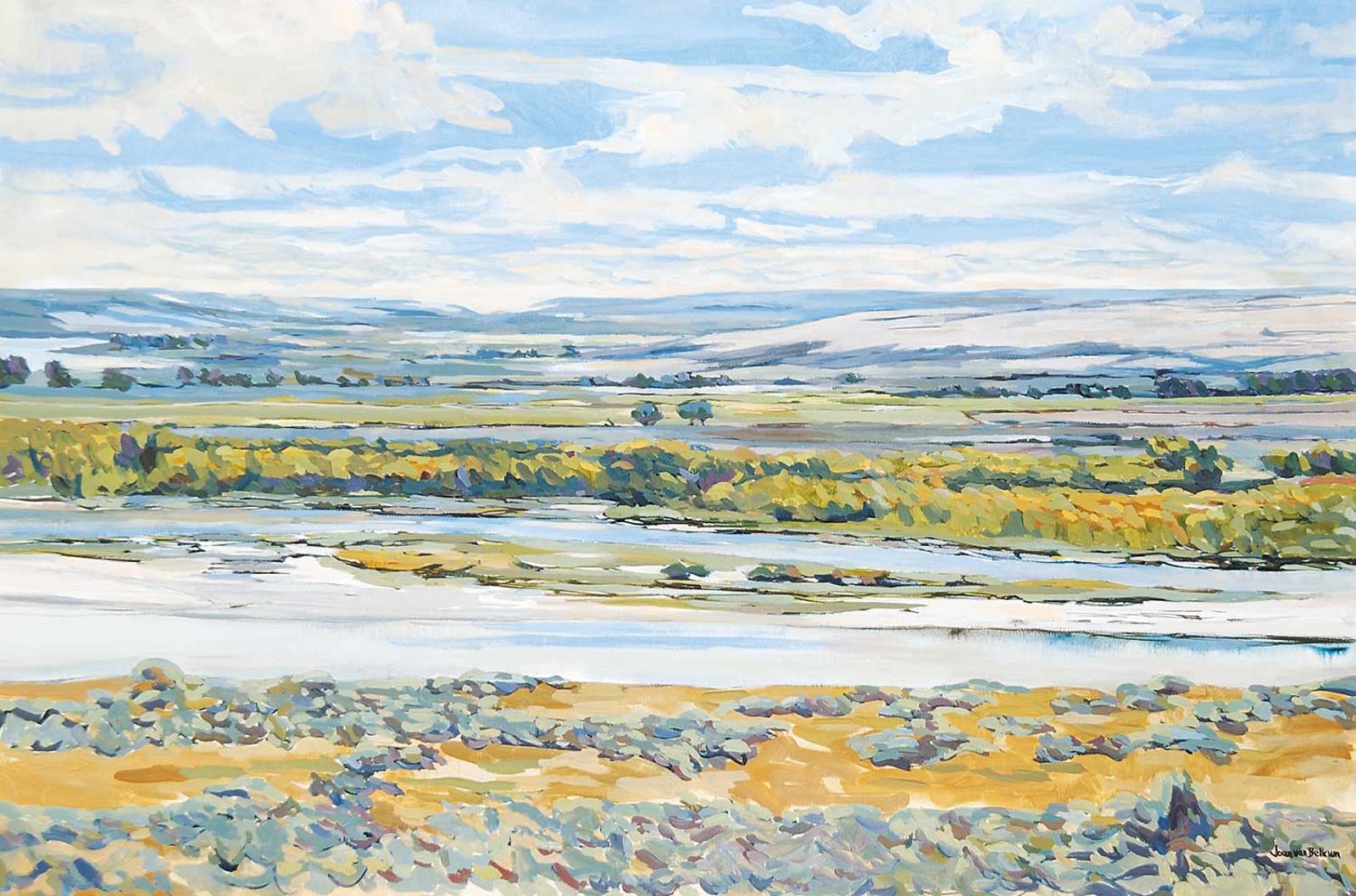 Joan Van Belkum (1928-2014) - Sandbars in the River