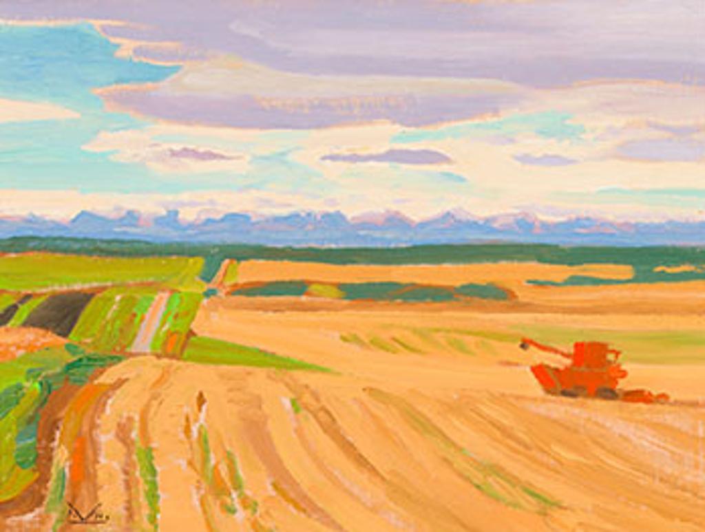 Illingworth Holey (Buck) Kerr (1905-1989) - Stalled Combine - After Rain - North of Calgary