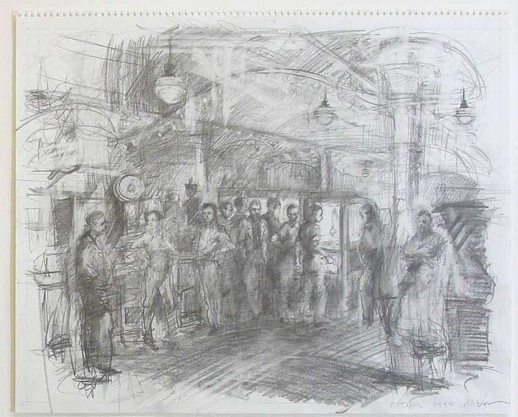 Neil Wedman (1954) - UNTITLED- CAFE graphite on