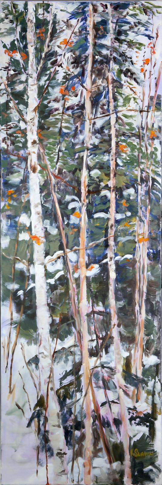 Kathleen Slavin (1949) - Snow in the Bush