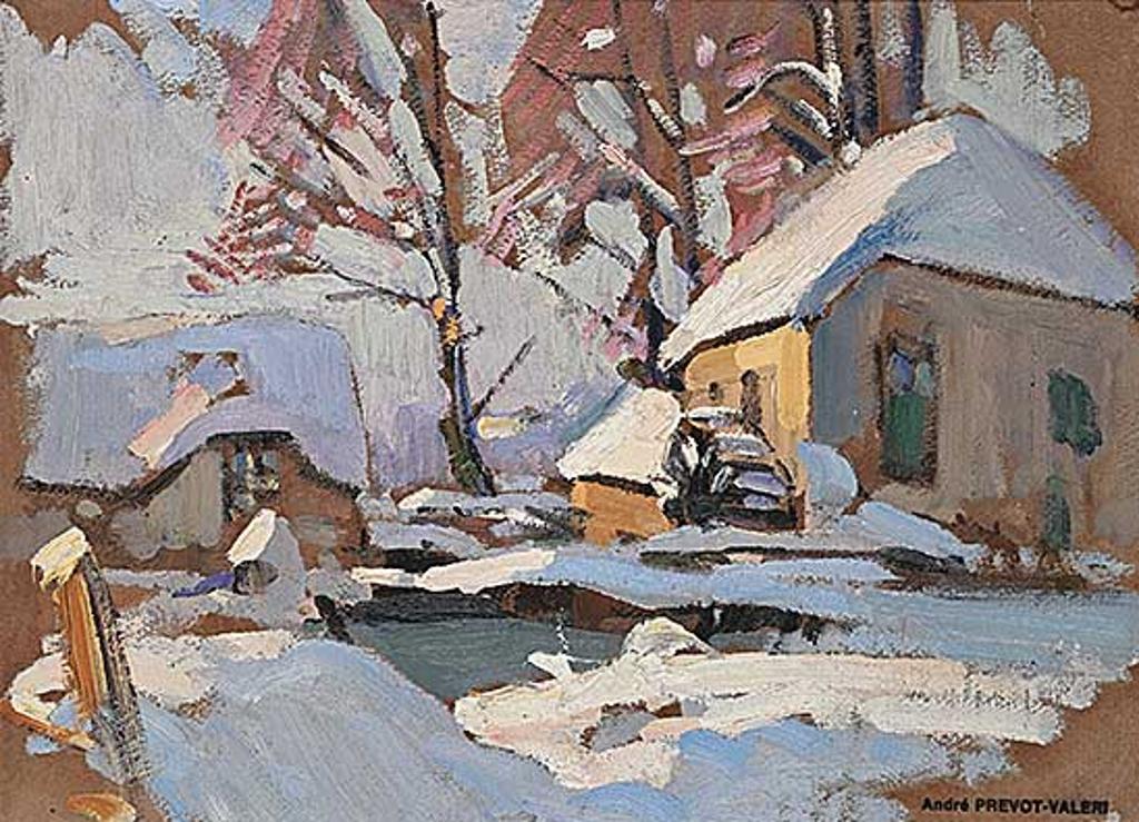 Andre Prevot-Valeri (1890-1959) - Untitled - A Winter Morning