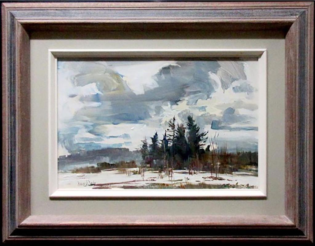 Bruce Le Dain (1928-2000) - Snow Clouds, Sutton, Que
