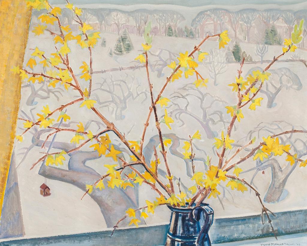 Yvonne Mckague Housser (1897-1996) - Spring In The Studio