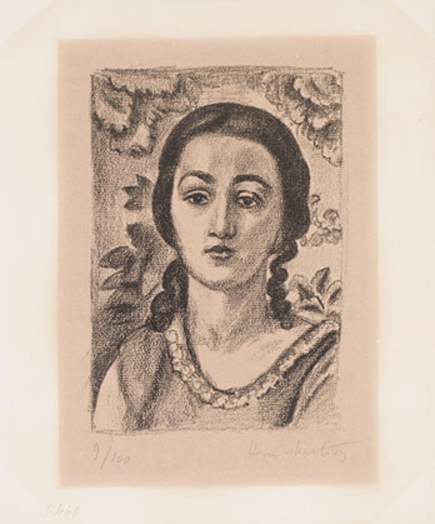 Henri Matisse (1869-1954) - Jeune fille aux boucles brun