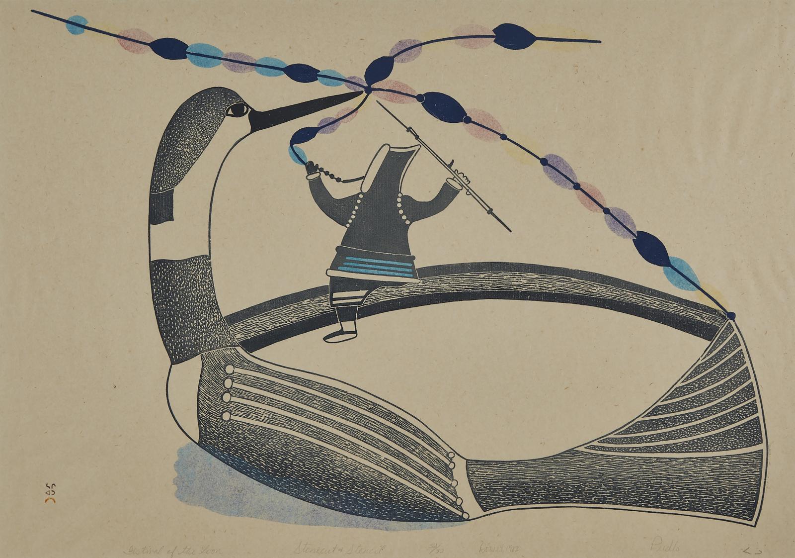 Pudlo Pudlat (1916-1992) - Festival Of The Loon
