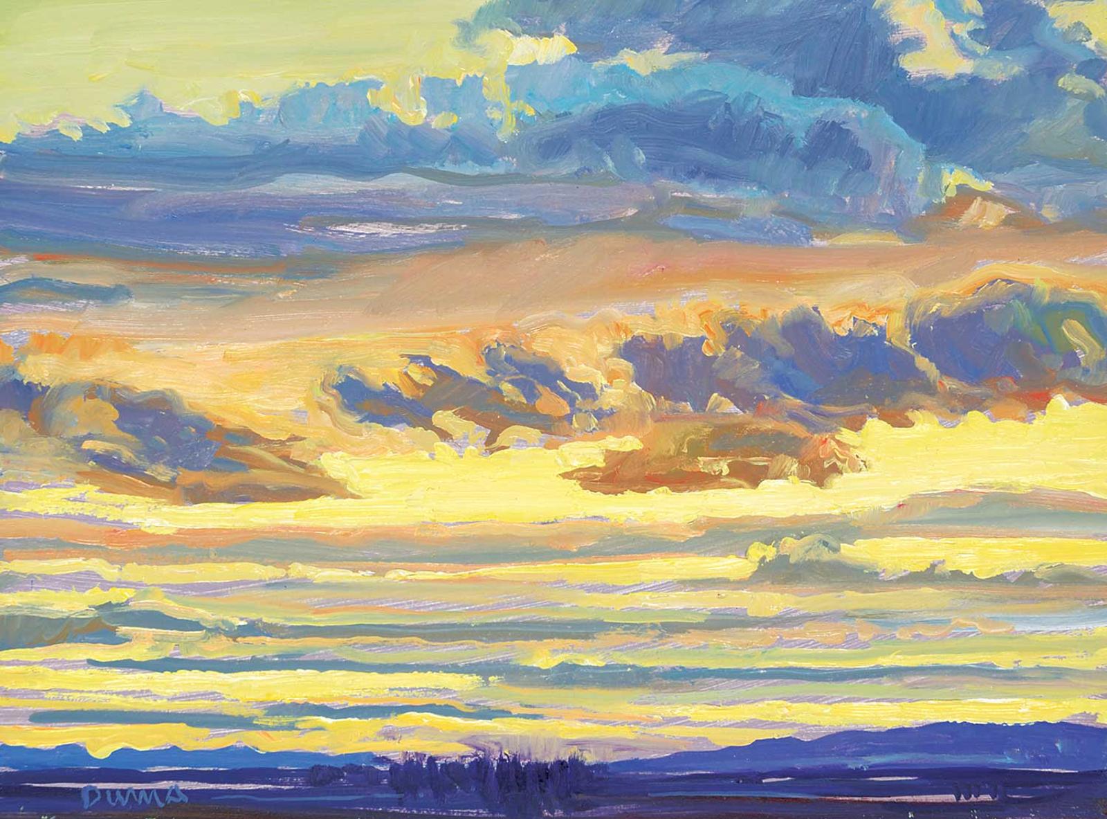William (Bill) Duma (1936) - Untitled - Prairie Sunset