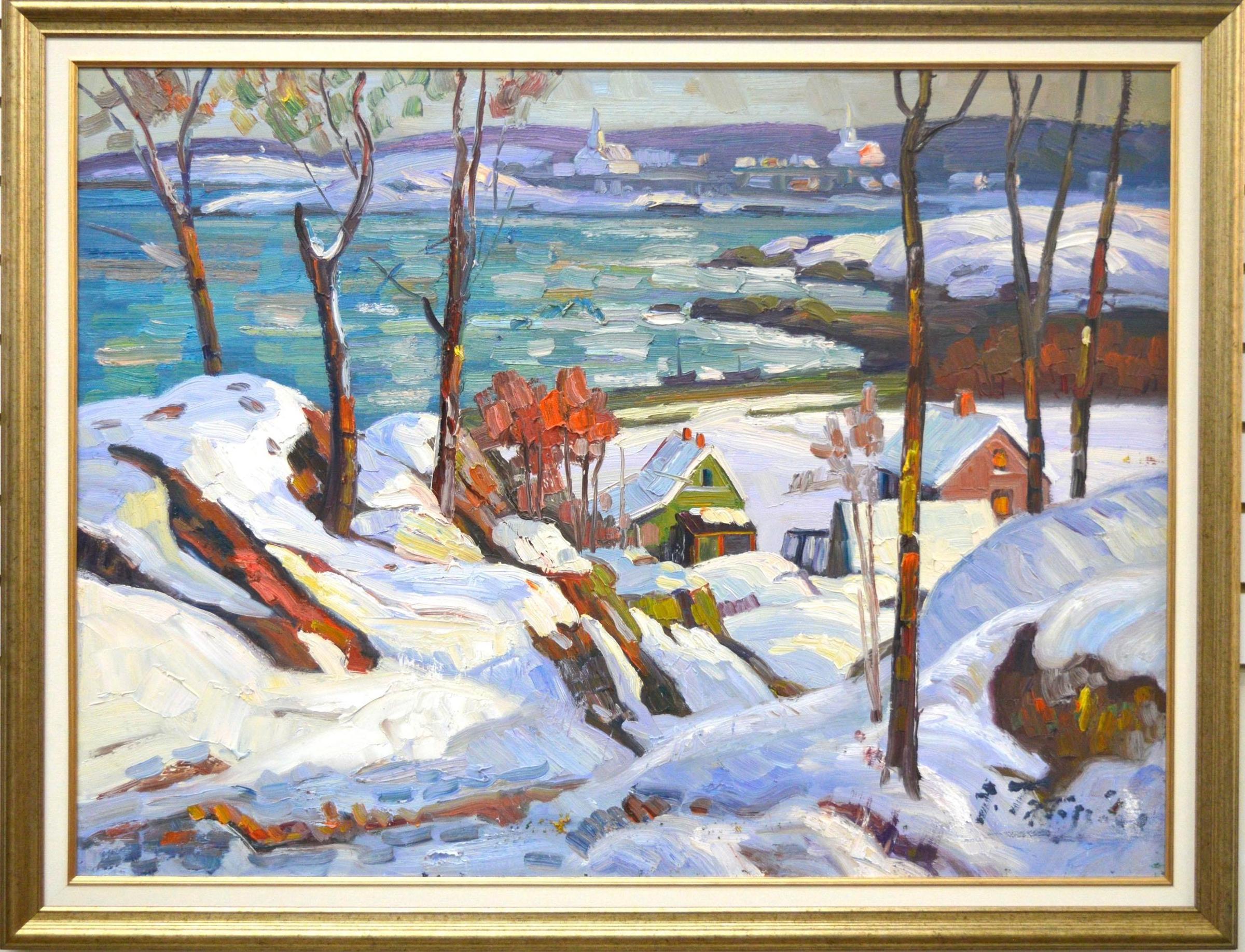 Armand Tatossian (1948-2012) - Village laurentien en hiver