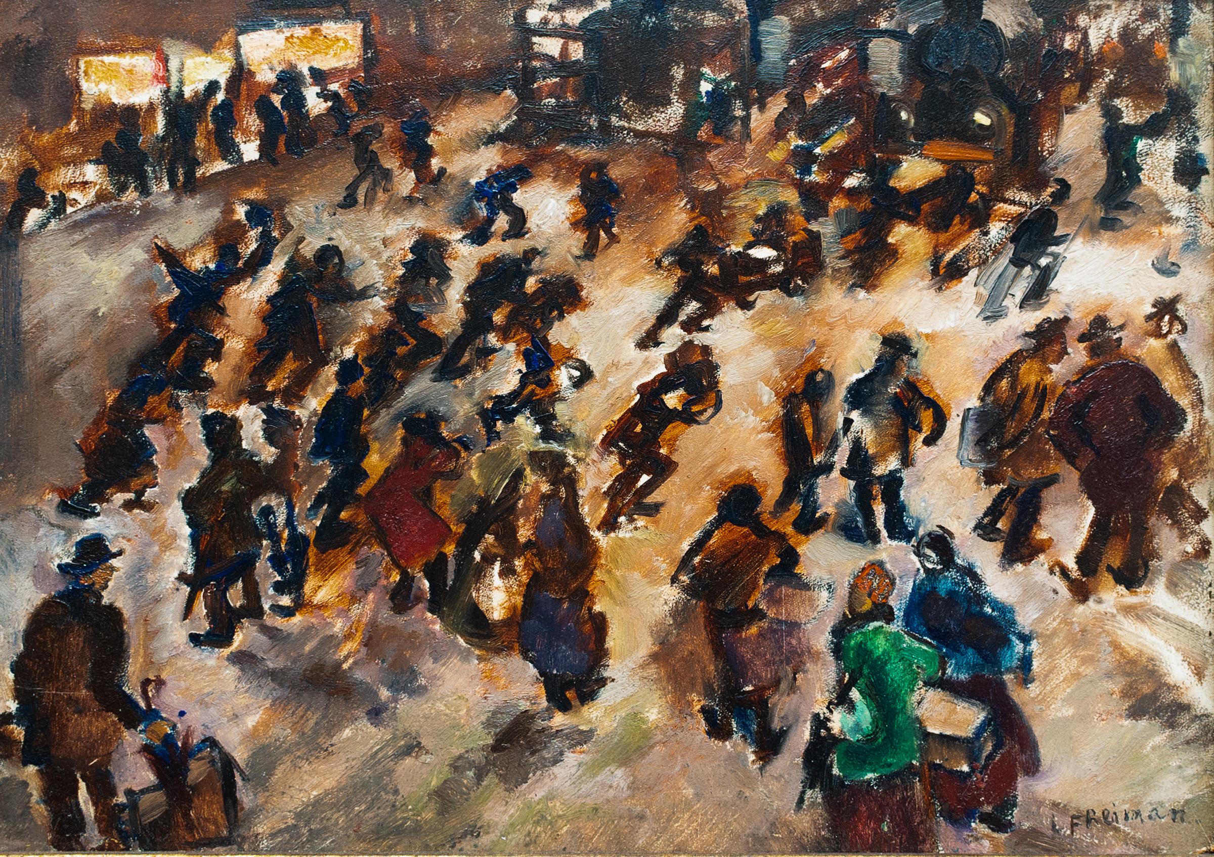 Lillian Frieman - Paris Train Station, c. 1930