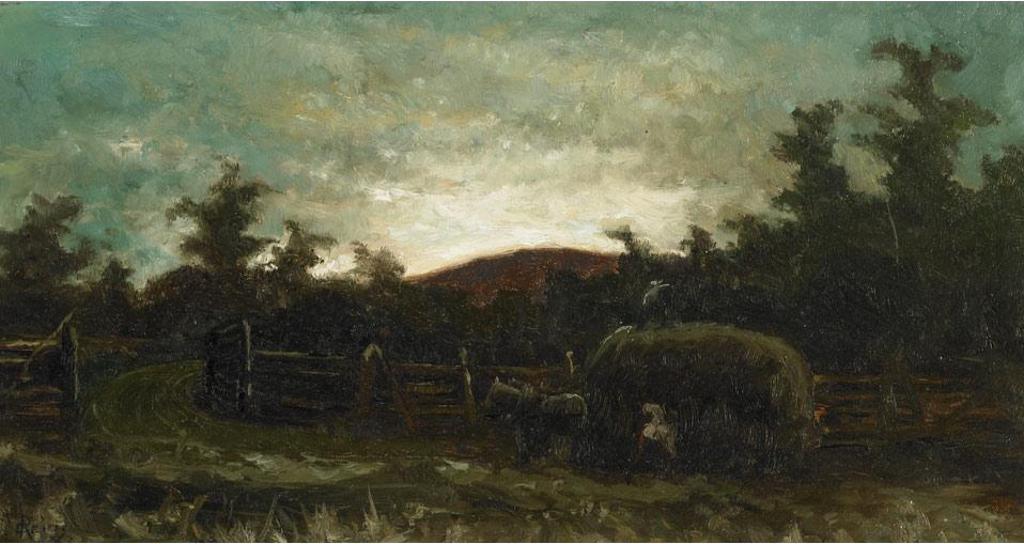 George Agnew Reid (1860-1947) - Haying Scene, Dusk