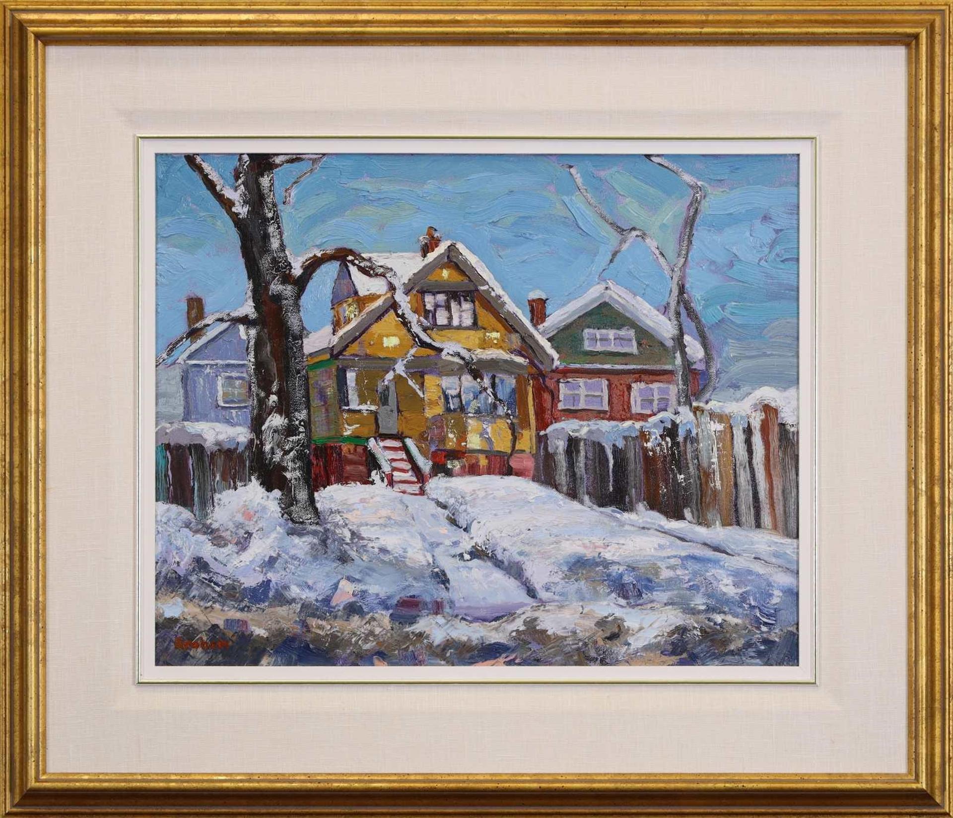 Graham Forsythe (1952-2012) - “Snow Covered Houses”