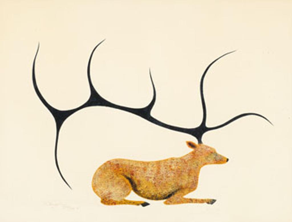 Benjamin Chee Chee (1944-1977) - Elk