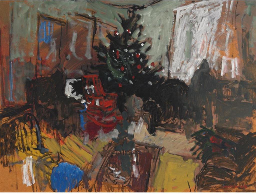 Molly Joan Lamb Bobak (1922-2014) - Christmas Living Room