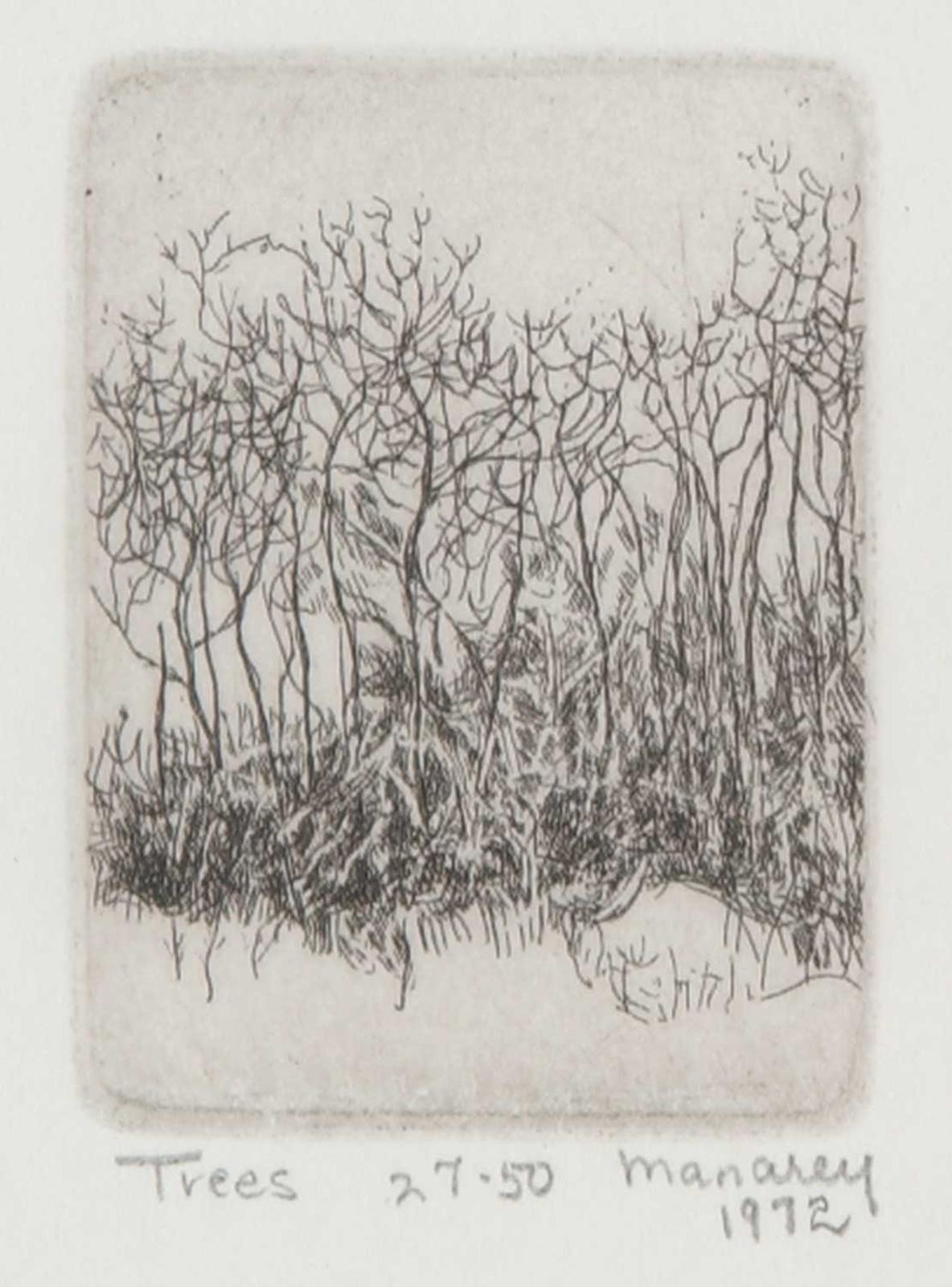 Thelma Alberta Manarey (1913-1984) - Trees  #27/50