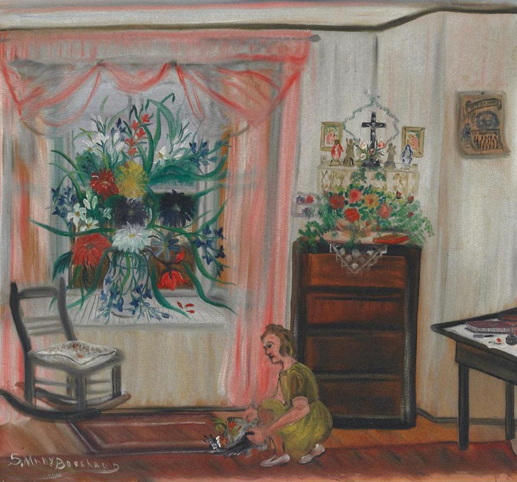 Simone Marie Bouchard (1912-1945) - La Jeune Fille Au Bouquet