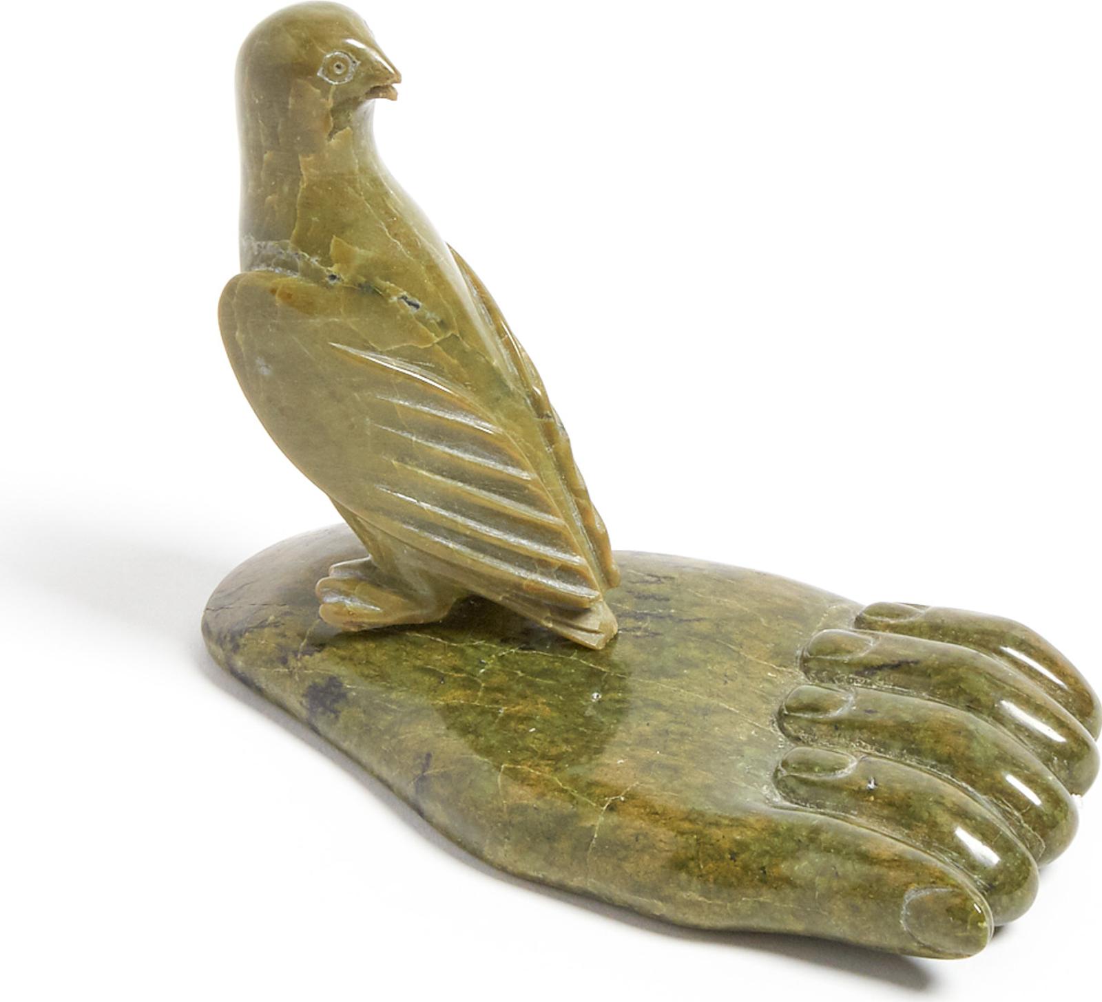 Sheokjuk Oqutaq (1920-1982) - Bird On Hand