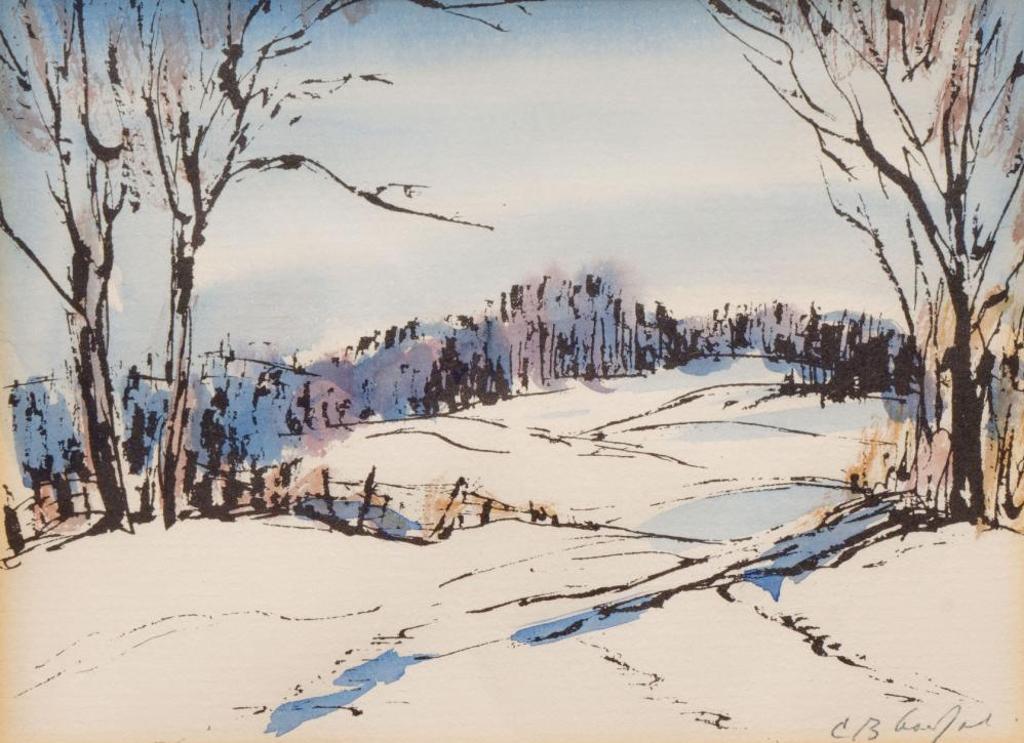 C. B. Crawford - Untitled - Winter Hillside