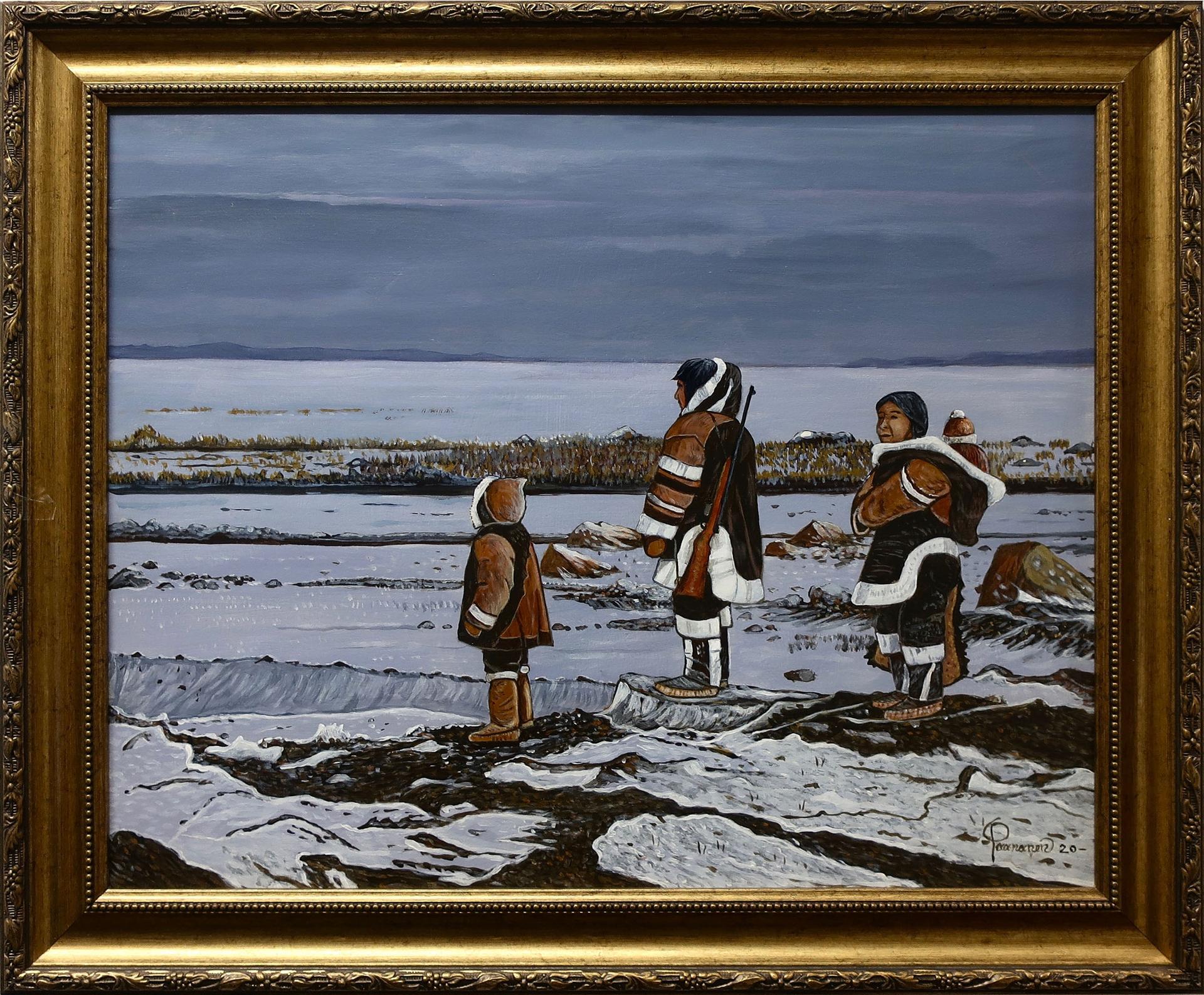 Robert Paananen (1934) - Inuit Family (Quebec Arctic)