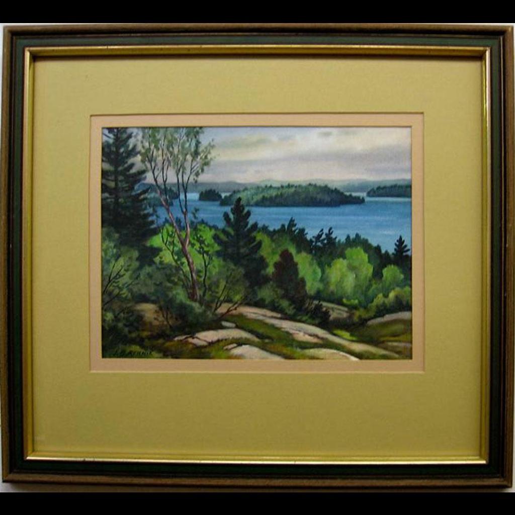 John Barrie Rennie (1895-1965) - Summer Day - Lake Muskoka From Blueberry Hill