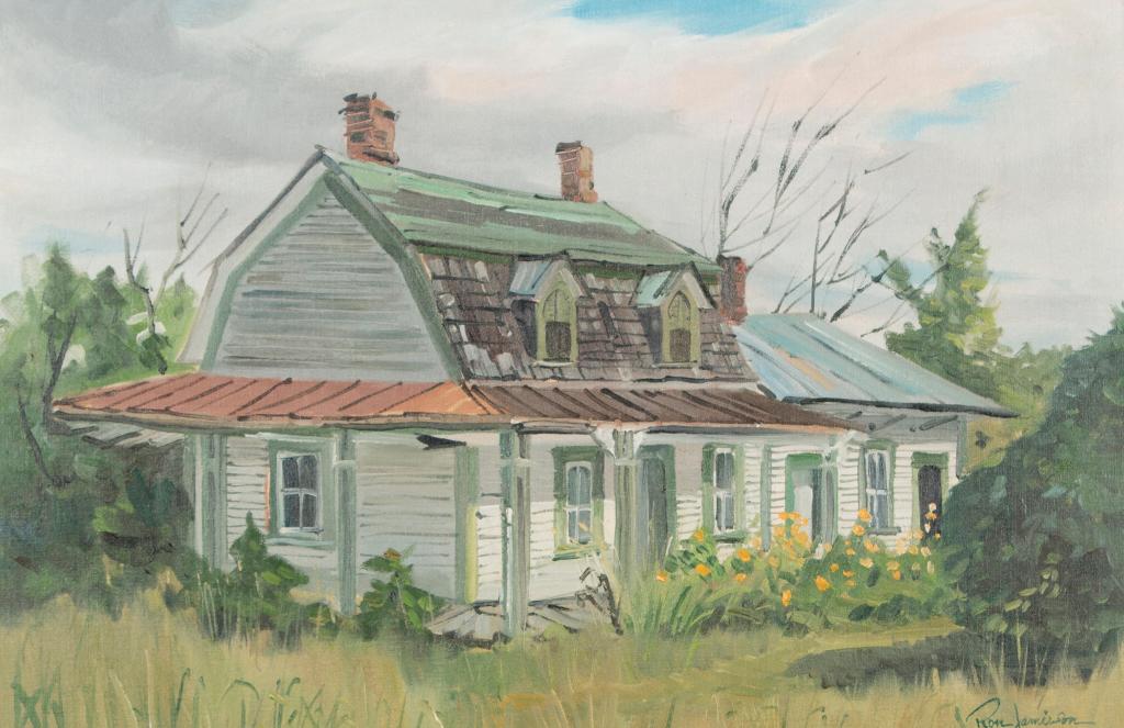 Ron Jamieson (1917-2010) - Old House, Riverfield, Quebec