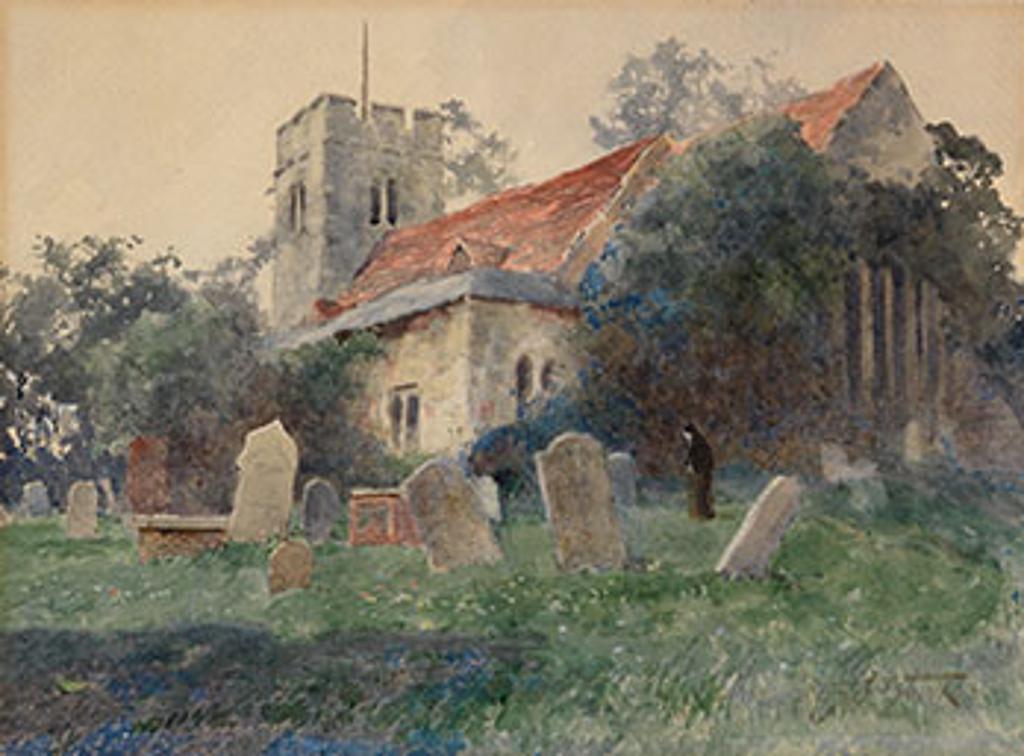 Frederic Martlett Bell-Smith (1846-1923) - Country Church, England