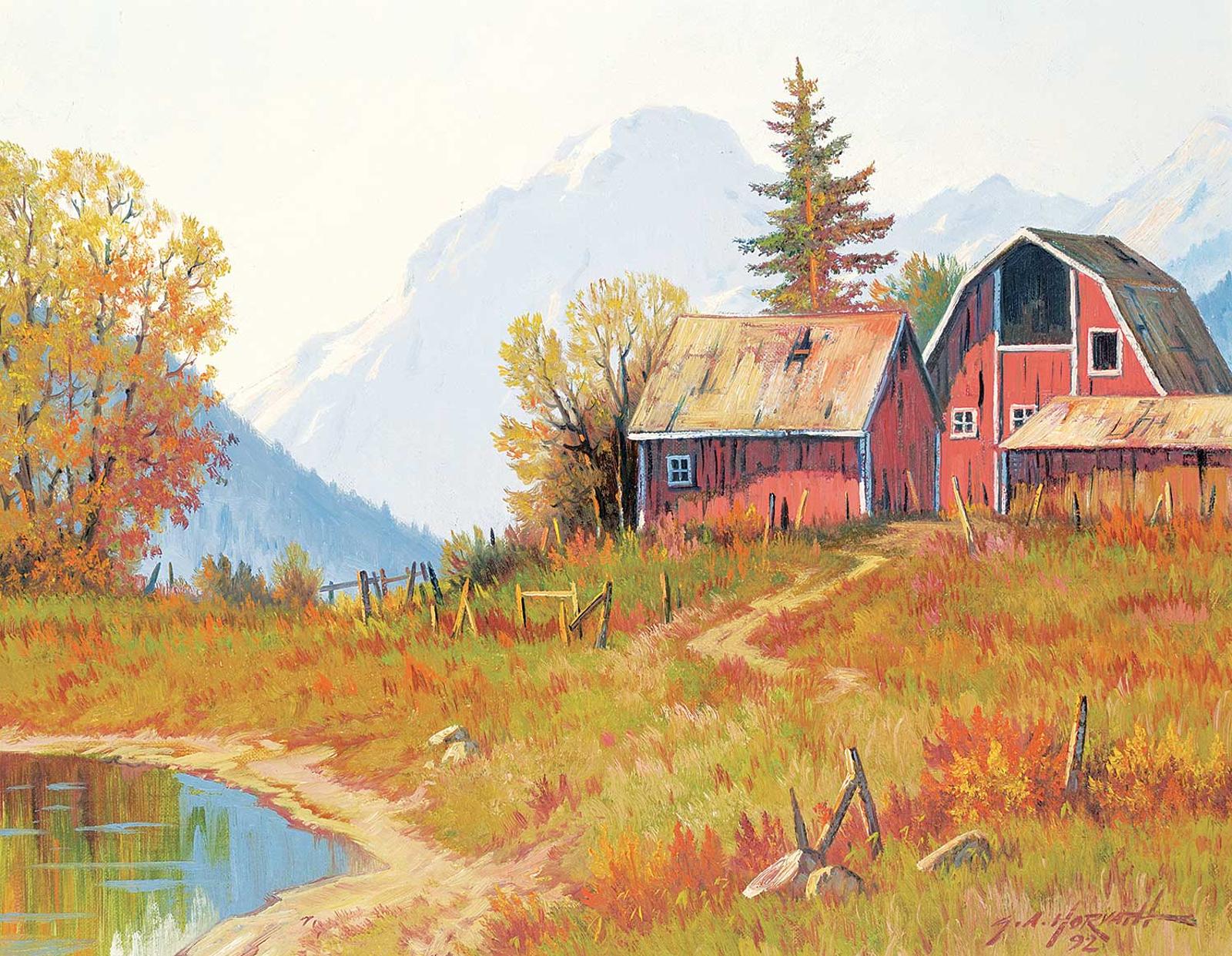 George A. Horvath (1933-2012) - Mountain Farmstead