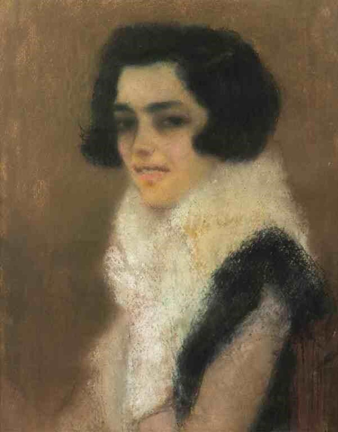 Jozsef Rippl-Ronai (1861-1927) - Portrait of a Woman