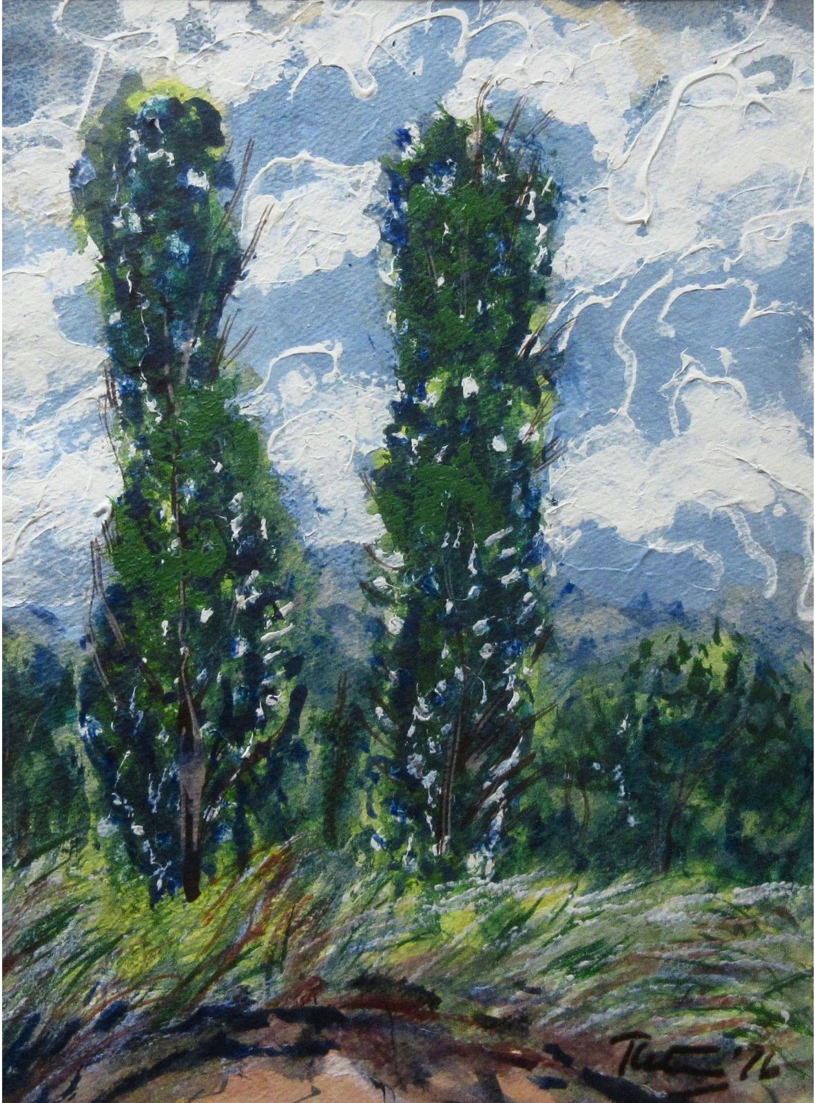 Mashel Alexander Teitelbaum (1921-1985) - Poplars