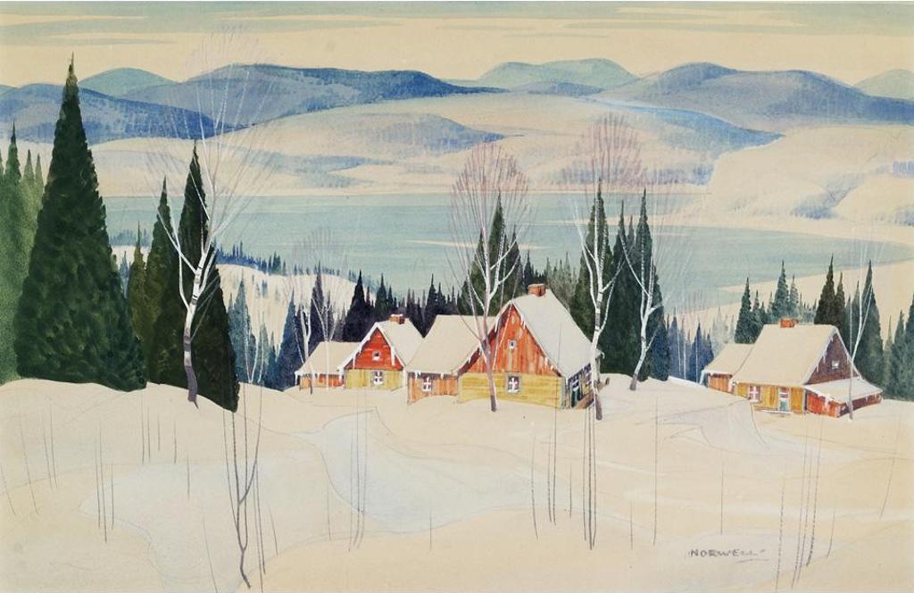 Graham Norble Norwell (1901-1967) - Cottages In Winter