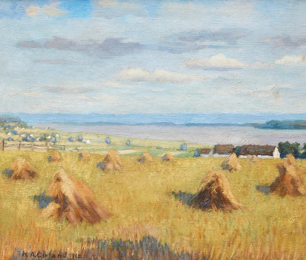 Mary Alberta Cleland (1876-1960) - Field with Stooks