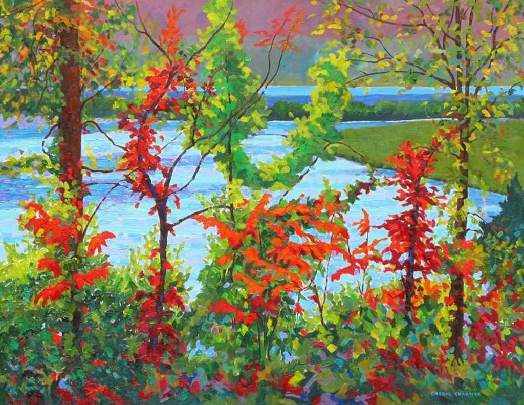 Cheryl Chartier (1952) - Autumn Lakeside