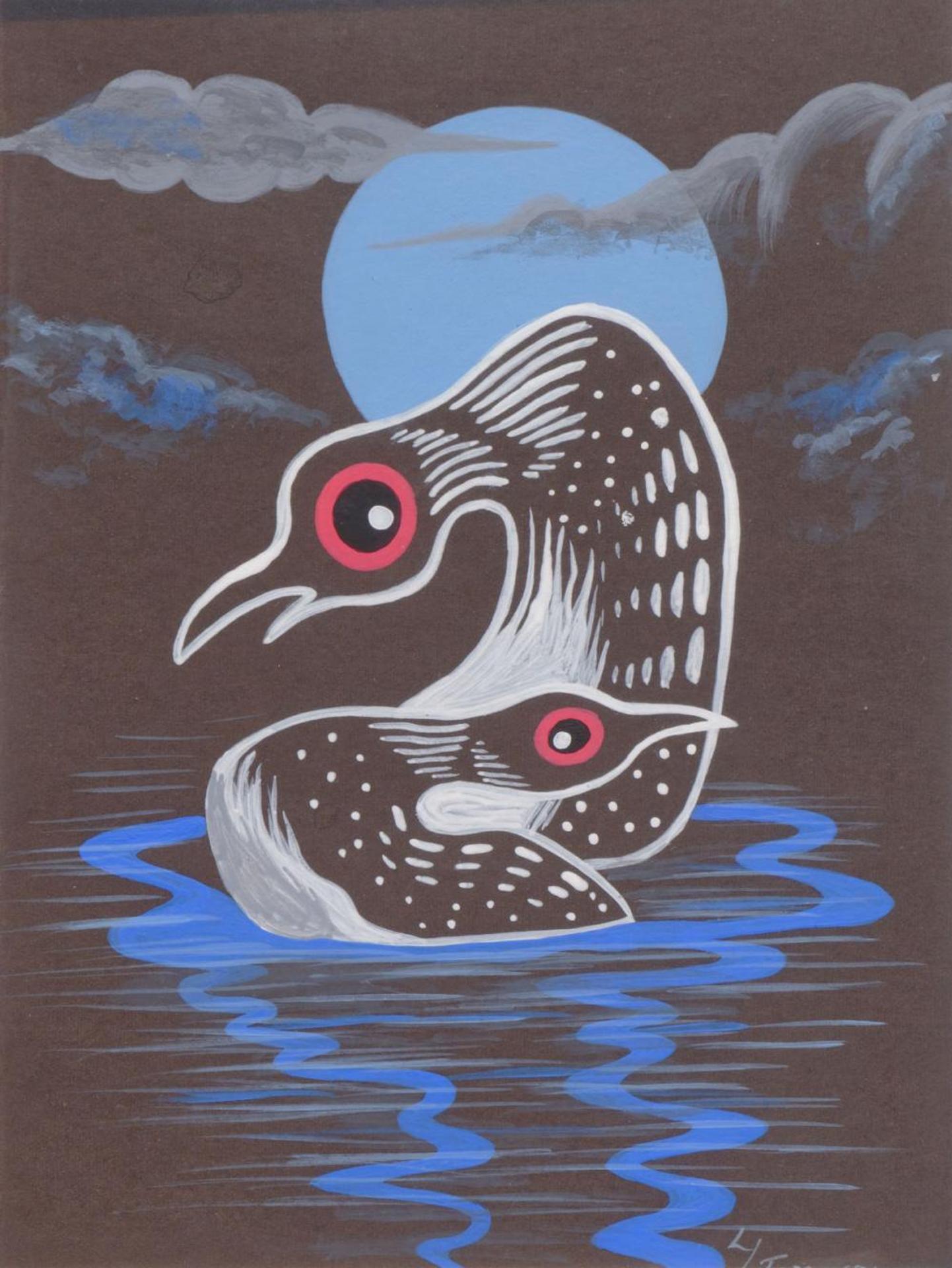 Lloyd Fiddler - Untitled - Loons