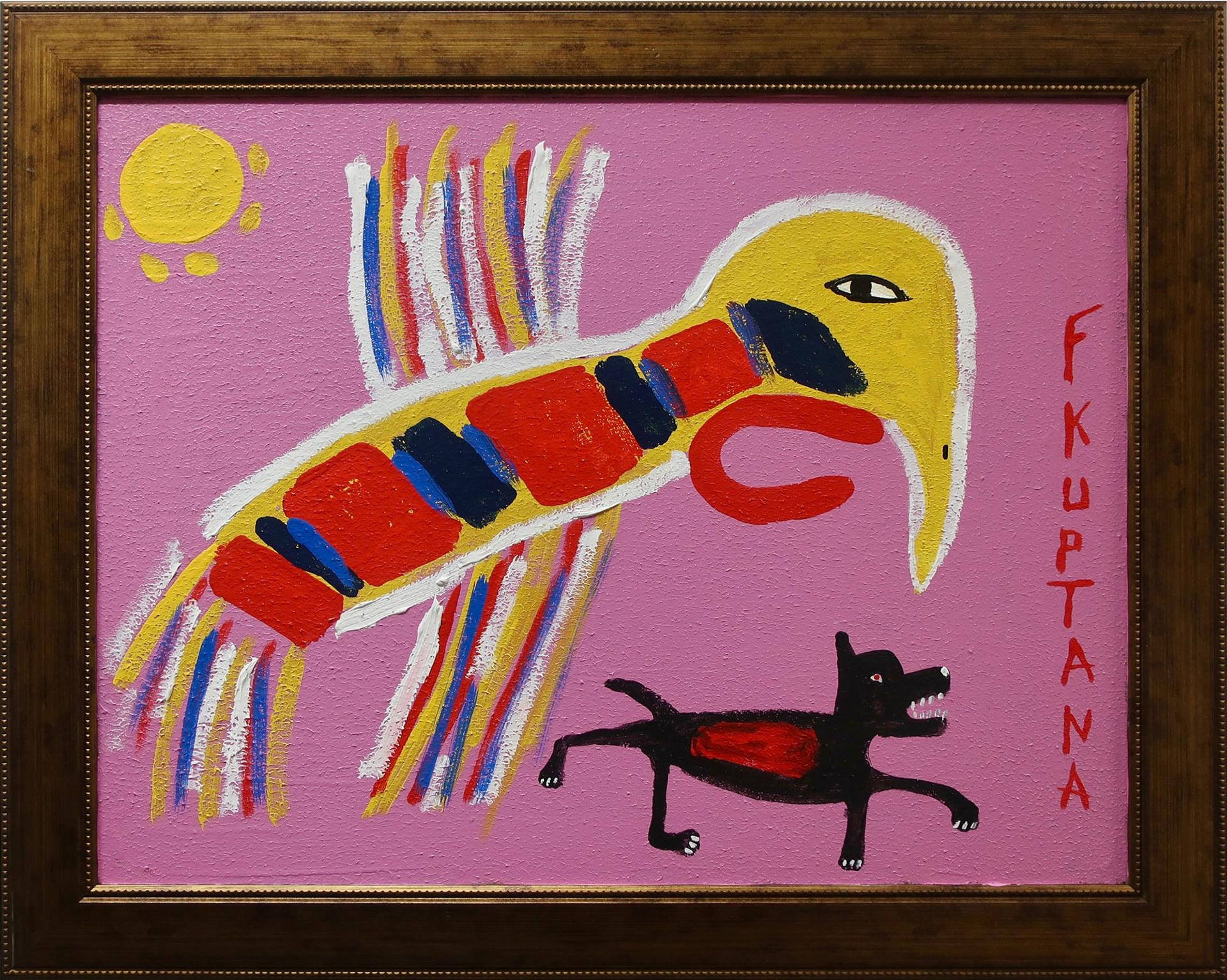 Floyd Kuptana (1964-2021) - Untitled (Bird Of Prey)