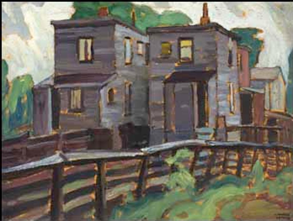 Lawren Stewart Harris (1885-1970) - Toronto Outskirts, Houses Group No. VI