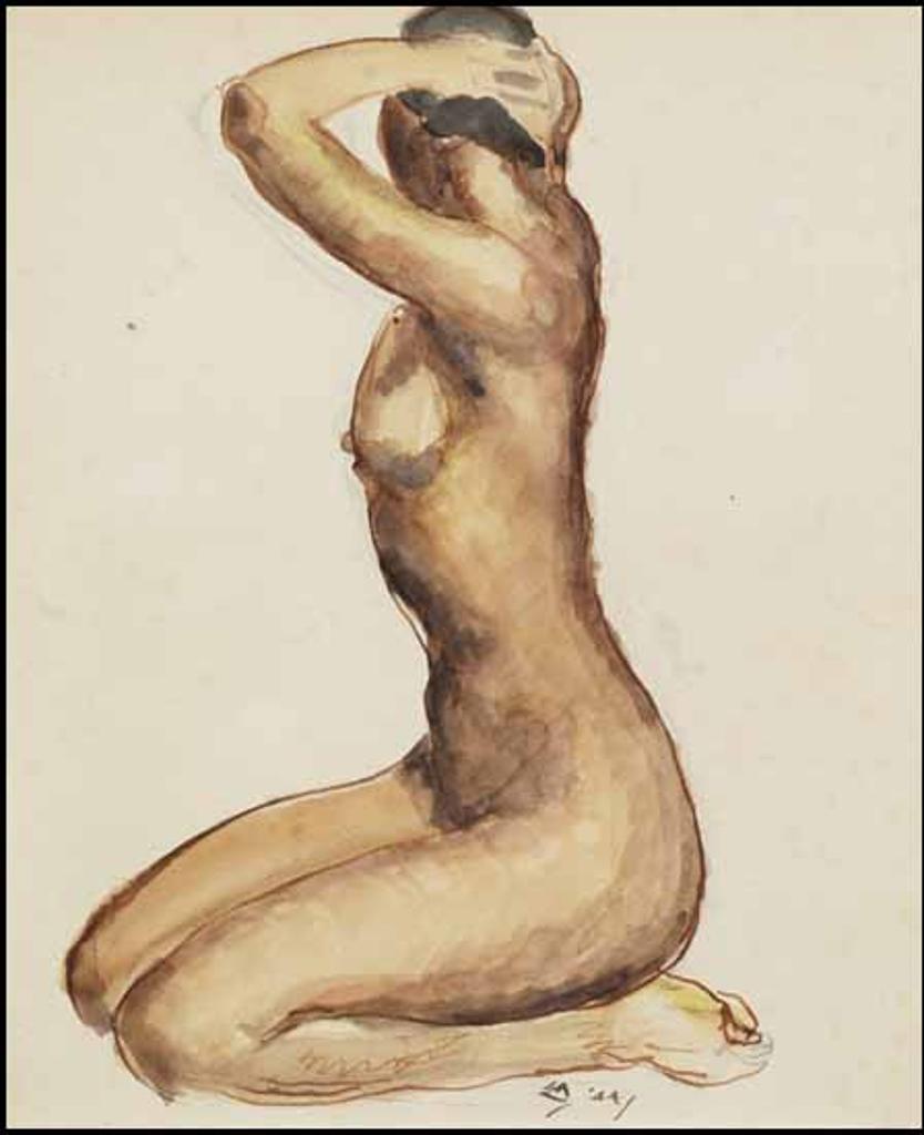Edwin Headley Holgate (1892-1977) - Nude Study