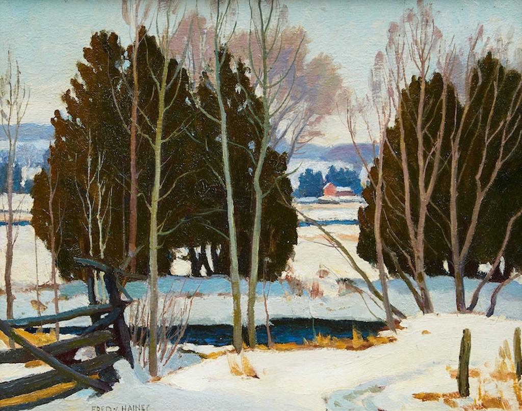 Frederick Stanley Haines (1879-1960) - Winter Landscape