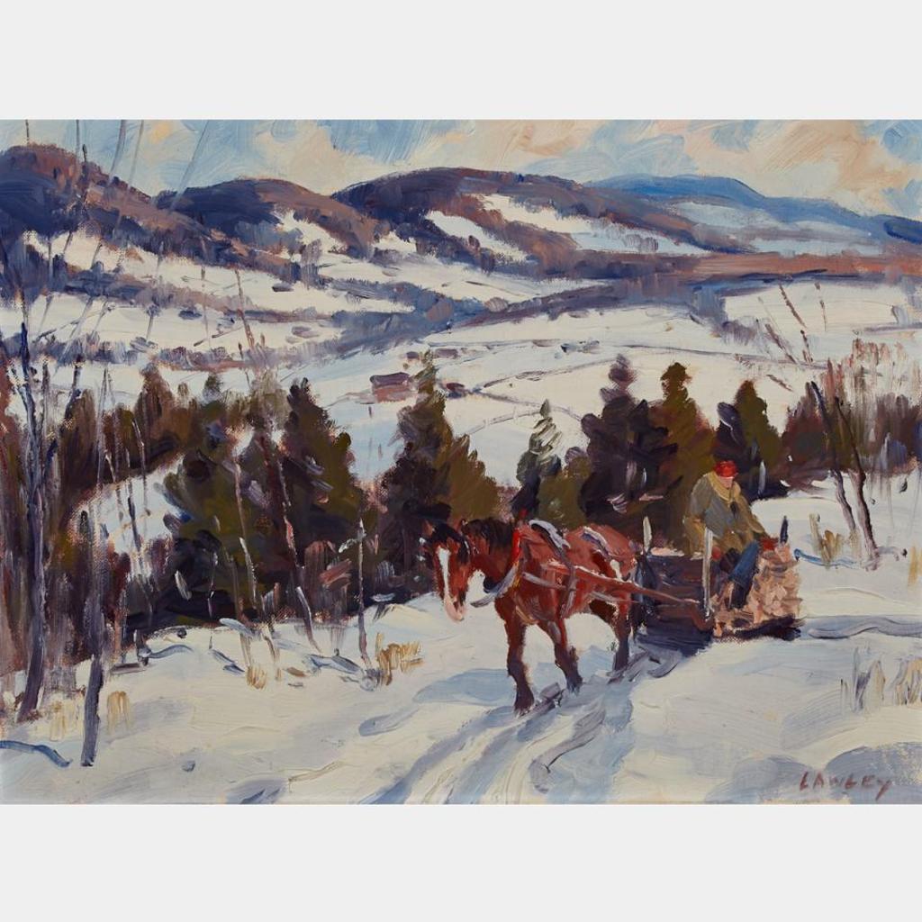 John Douglas Lawley (1906-1971) - Hauling Logs